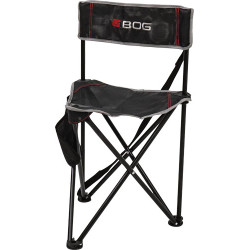 Bog Ground Blind Tripod Chair Black/Grey W/Carry Strap