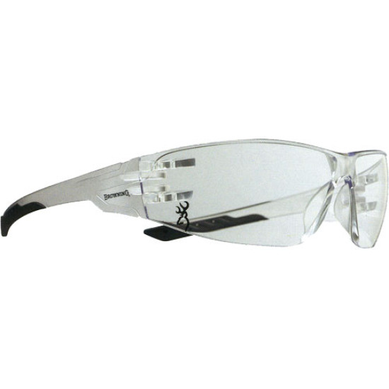 Browning Shooters Flex Shooting Glasses Clear/Black, 12761, 023614486930