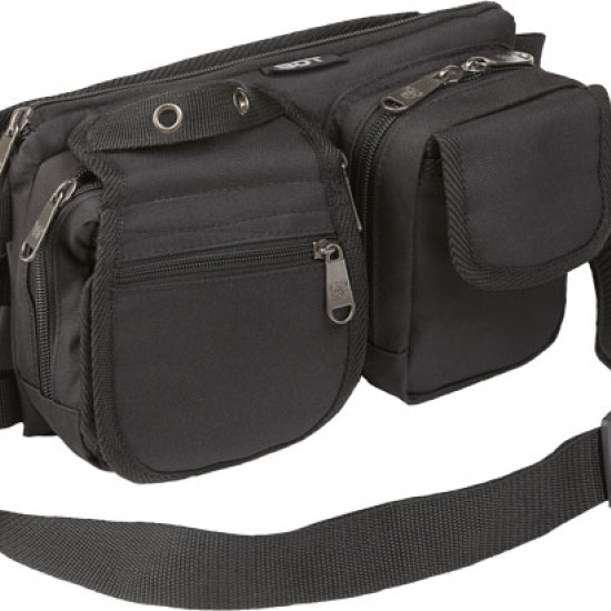 Bulldog Bdt Deluxe Satchel Go Bag/Waist Pack W/Molle Black, BDT403B, 672352012682