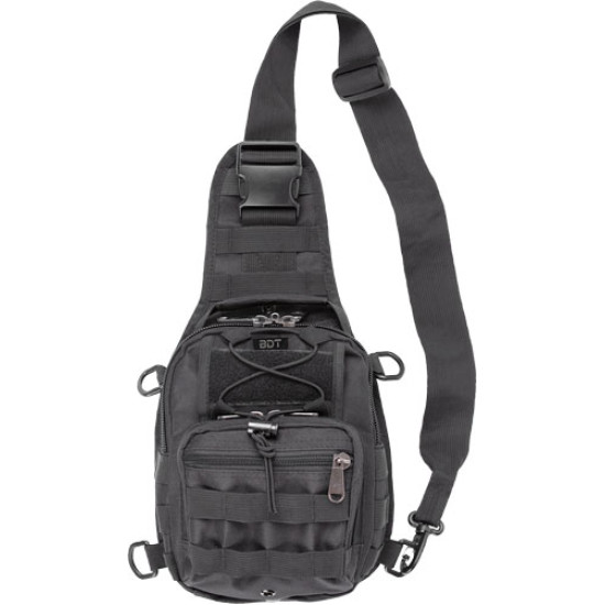 Bulldog Bdt X-Small Sling Bag` W/Molle Webbing Black, BDT407B, 672352012620