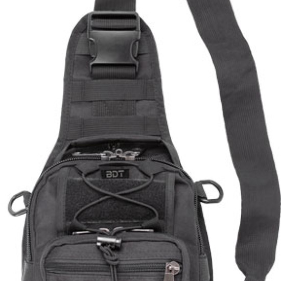 Bulldog Bdt X-Small Sling Bag` W/Molle Webbing Black, BDT407B, 672352012620