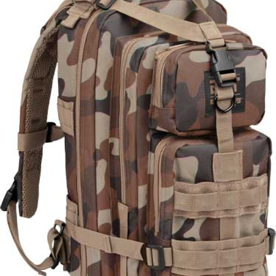 Bulldog Compact Backpack W/ Molle Throwback Camo, BDT410TBC, 672352016475