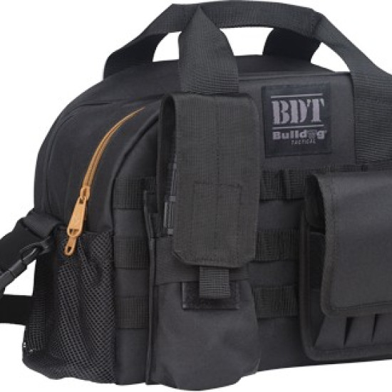 Bulldog Tactical Range Bag W/ Molle Mag Pouches Black, BDT940B, 672352010763