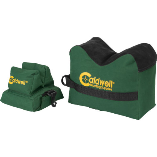 Caldwell Deadshot Benchrest Bag Set Frt & Rear Filled, 939333, 661120393337