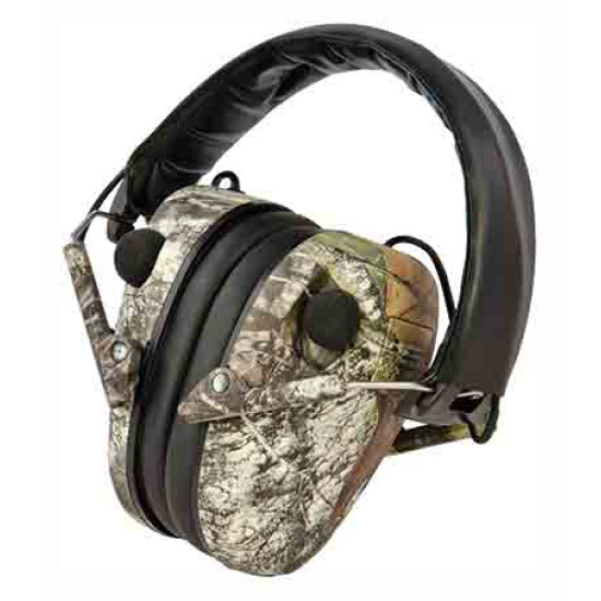 Caldwell E-Max Ear Muff Low- Profile Electronic Mobu Camo, 487200, 661120872009