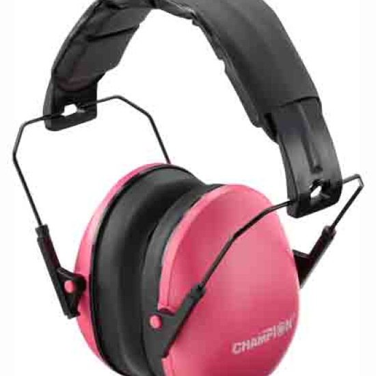 Champion Slim Ear Muffs Passive 21Db Pink, 40972, 076683409720