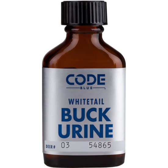 Code Blue Deer Lure Buck Urine 1Fl Ounce Bottle, OA1003, 707114010030