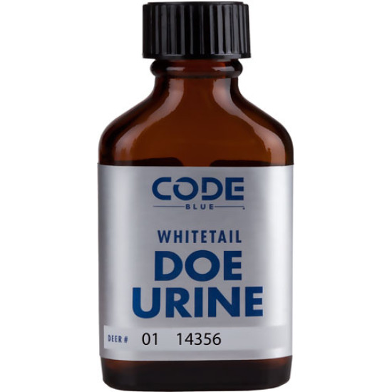 Code Blue Deer Lure Doe Urine 1Fl Ounce Bottle, OA1004, 707114010047