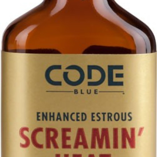 Code Blue Deer Lure Enhanced Estrus Screamin Heat 1Fl Oz., OA1226, 707114012782