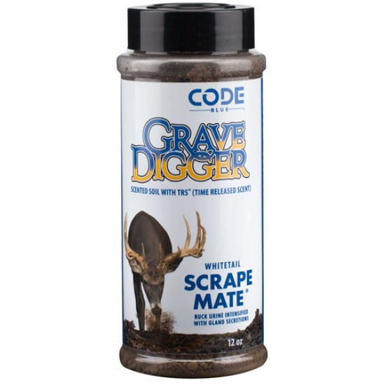 Code Blue Deer Lure Grave Digger Scrape Soil Buck Urine, OA1368, 707114013680