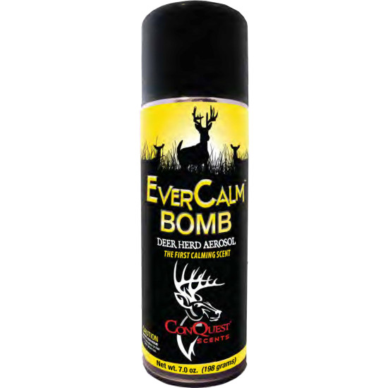 Conquest Scents Deer Lure Ever Calm Bomb Aerosol 7Fl Oz, 160225, 094922160225