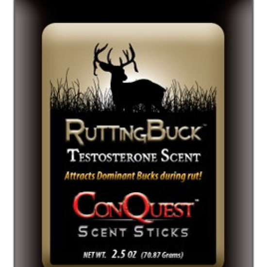 Conquest Scents Deer Lure Rutting Buck 2.5Oz. Stick, 1249, 094922118325