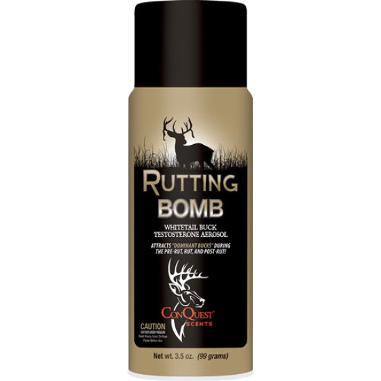 Conquest Scents Deer Lure Rutting Buck Bomb Aero 3.5Oz, 160379, 094922160379