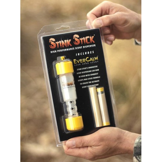 Conquest Scents Deer Lure/Ss Dispenser Combo Ever Calm Tube, 16004, 094922160041