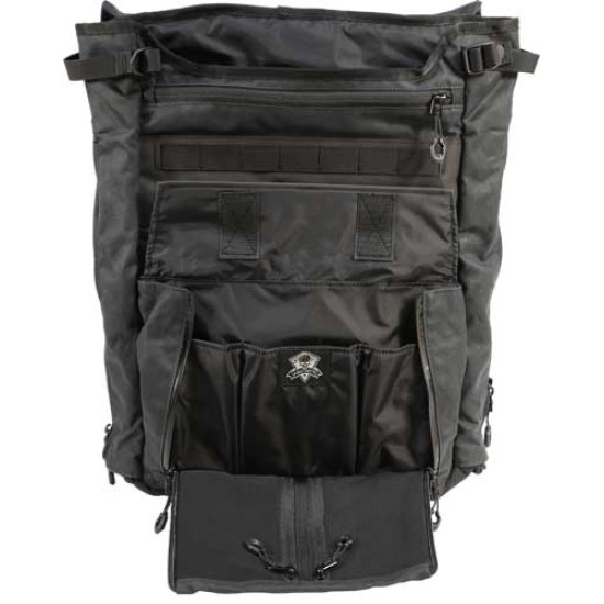 Grey Ghost Gear Gypsy Pack 2.0 Waxed Canvas Black, GTG5907BLK, 810001170929