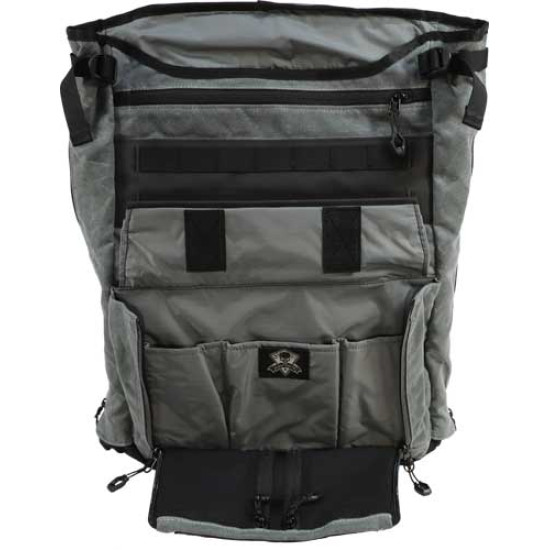 Grey Ghost Gear Gypsy Pack 2.0 Waxed Canvas Charcoal, GTG5907GRY, 810001174071