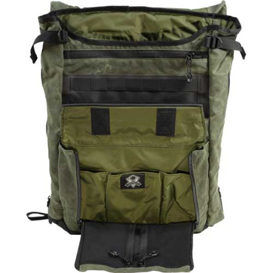 Grey Ghost Gear Gypsy Pack 2.0 Waxed Canvas Olive Drab, GTG5907OD, 810001170943