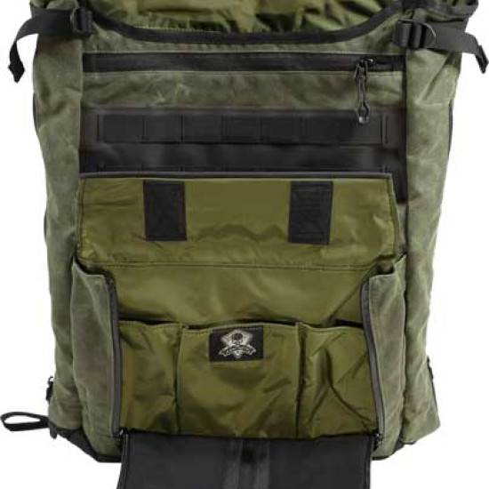 Grey Ghost Gear Gypsy Pack 2.0 Waxed Canvas Olive Drab, GTG5907OD, 810001170943