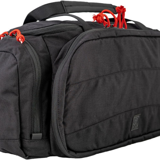 Grey Ghost Gear Range Bag Black W/Red Zipper Pulls, 60200-2, 810001170721