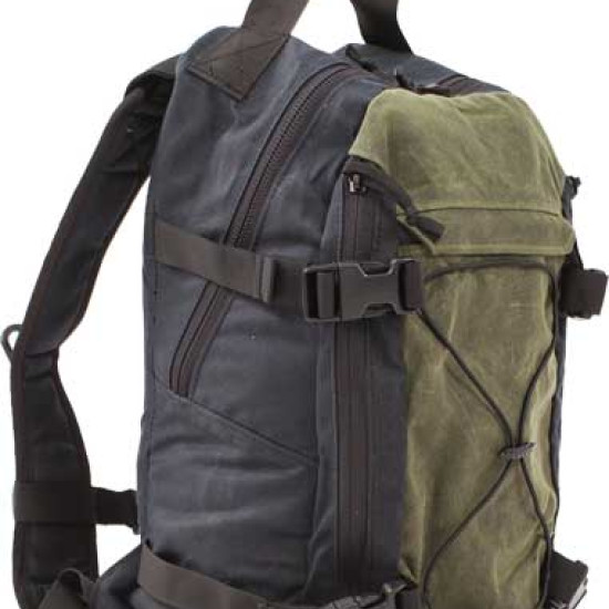 Grey Ghost Gear Throwback Bag Black/Olive Drab, 6022-BLK-OD, 810001170776