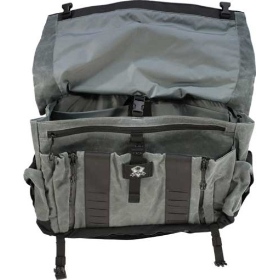 Grey Ghost Gear Wanderer Bag 2.0 Waxed Canvas Charcoal, GTG5906GRY, 810001170974