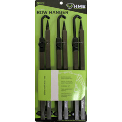 HME Bow Hanger 20" Folding W/Accessory Hooks 3Pk