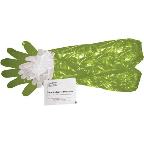 HME Game Cleaning Glove Combo Shoulder & Wrist W/Towlette 4P, HMEGCG4, 830636006035