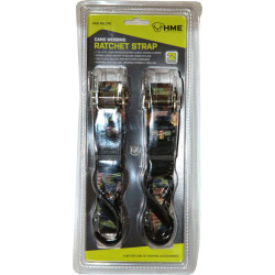 HME Ratchet Strap 1"X8' Camo Strap 2Pk