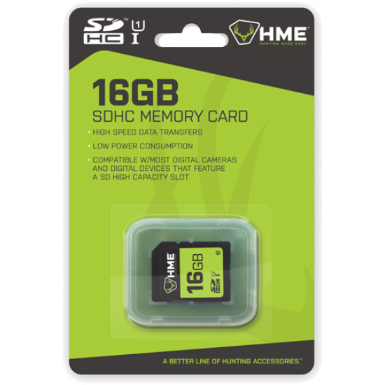 HME Sd Memory Card 16Gb 1Ea, HME16GB, 888151018484