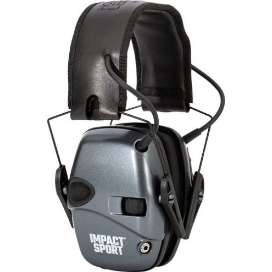 Howard Leight Impact Sport Youth Electronic Muff Gray/Blk, R-02532, 033552025320