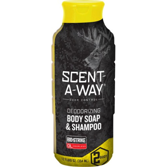 HS Body Wash & Shampoo Scent-A-Way Bio-Strike 12Oz, HS-100089, 021291709380