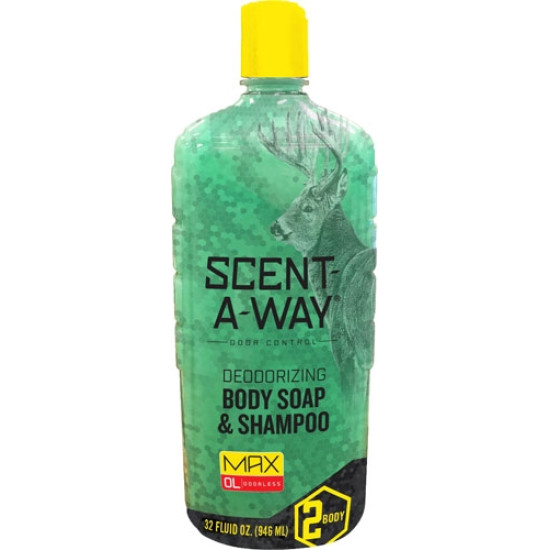 HS Body Wash & Shampoo Scent-A-Way Max 32Fl Ounces, HS-07758, 021291077588