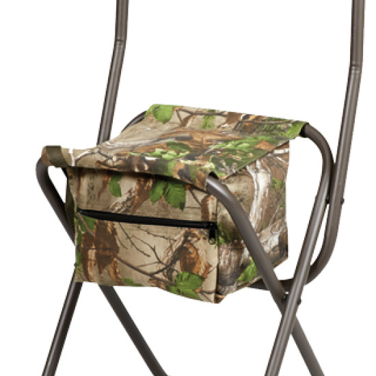 HS Dove Stool Folding W/Back Realtree Edge, HS-100152, 021291710720