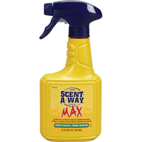 HS Scent Elimination Spray Scent-A-Way Max Earth 12Fl Oz., HS-07746, 021291077465