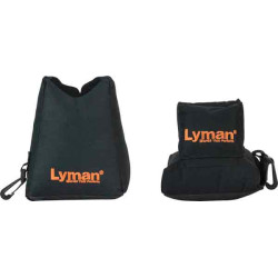 Lyman Crosshair Shooting Bag Combo Front & Rear Black Nylon