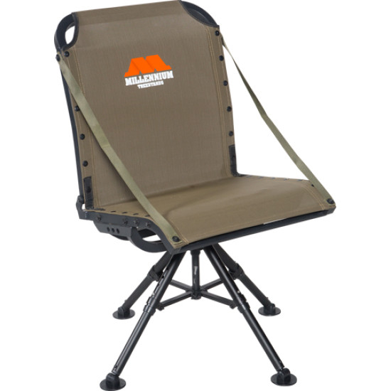 Millennium Ground Blind Chair Adjustable 4 Leg 360 Swivel, G400-00, 850002711486