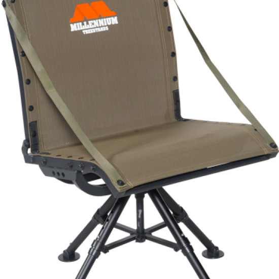 Millennium Ground Blind Chair Adjustable 4 Leg 360 Swivel, G400-00, 850002711486