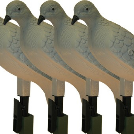 Mojo Clip On Dove Decoy Set Of 4, HW9004, 816740002217