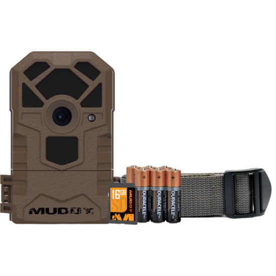 Muddy Trail Camera Pro Cam 14 480 Video Batteries/Sd Card, MUD-MTC100K, 813094022557