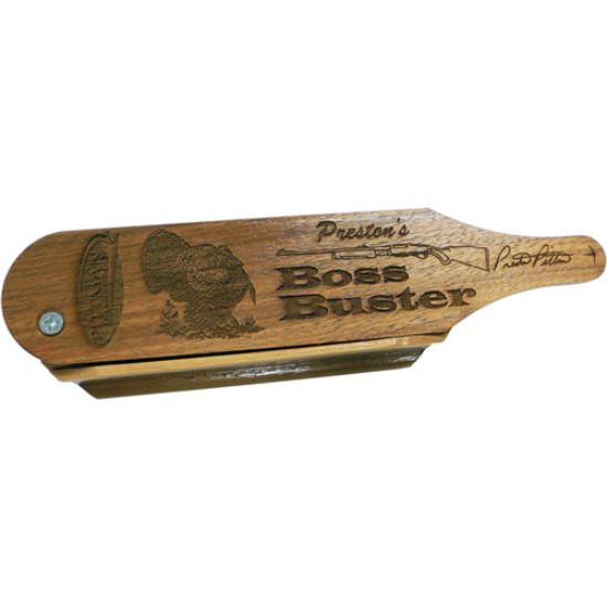 Pittman Game Calls Boss Buster Box Turkey Call Single Sided, P402, 747176104025