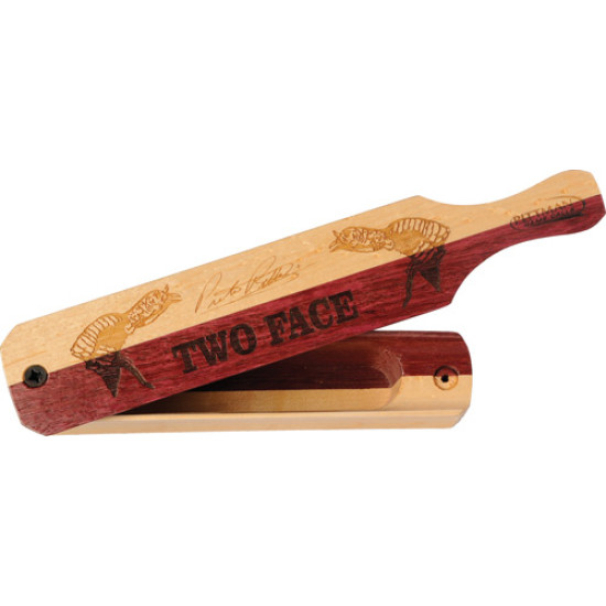 Pittman Game Calls Two Face Box Turkey Call Prpl Hrt/Maple, P401, 878241006163