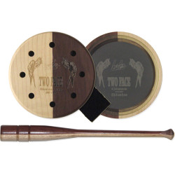 Pittman Game Calls Two Face Glass Pot Turkey Call