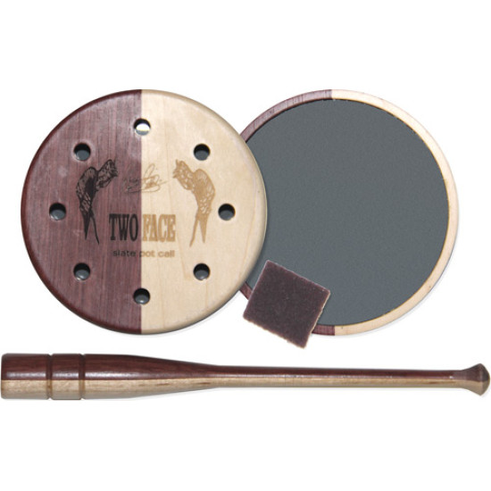 Pittman Game Calls Two Face Slate Pot Turkey Call, P309, 878241006279