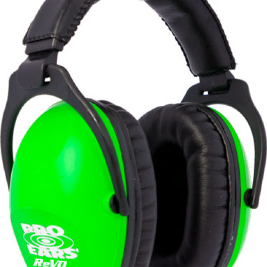 Pro Ears Revo Ear Muff Passive Neon Green, PE26UY003, 751710502338