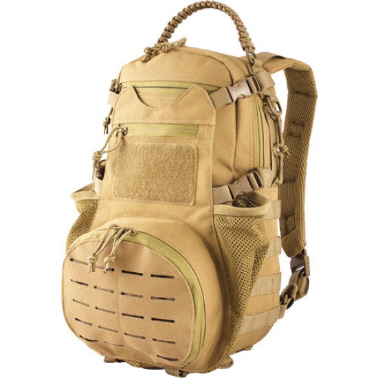 Red Rock Ambush Pack Coyote W/ Collapsilbe Mesh Gear Pockt, 80154COY, 846637010360