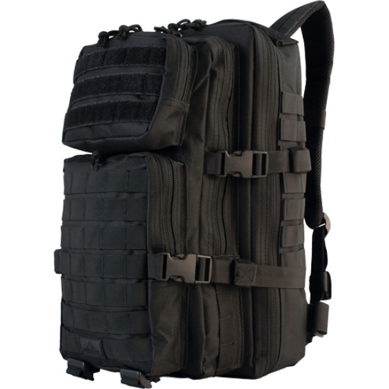 Red Rock Assault Pack W/Laser-Cut Molle Webb Black, 80126BLK, 846637000491