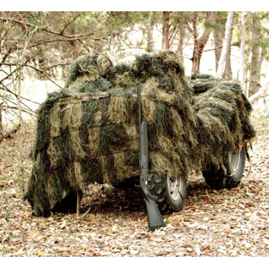 Red Rock Ghillie Blind 5'X12' Woodland Camouflage Netting, 70935, 846637000699