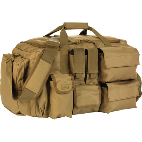 Red Rock Operations Duffle Bag 7 External Utility Pouches Tan, 80261COY, 846637004420