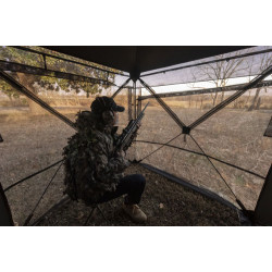 Rhino Ground Blind R180 2-Way See Thru Mesh 75"X75"X66" Rte