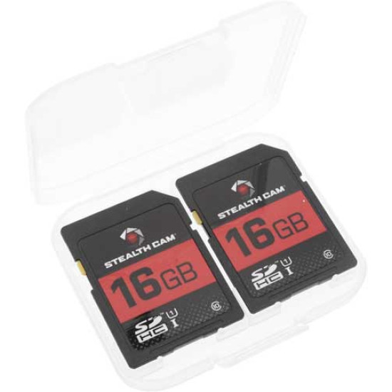 Stealth Cam Sdhc Memory Card 16Gb 2Pk Super Speed Class 10, STC-16GB-2PK, 888151020371